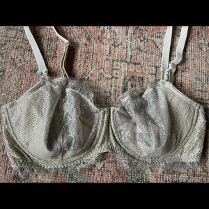 Shimmery lace Dream Angels push up bra 34DD